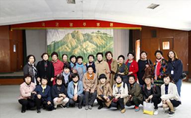 오월어머니집 30여 명 2018광주비엔날레 관람 관련 이미지